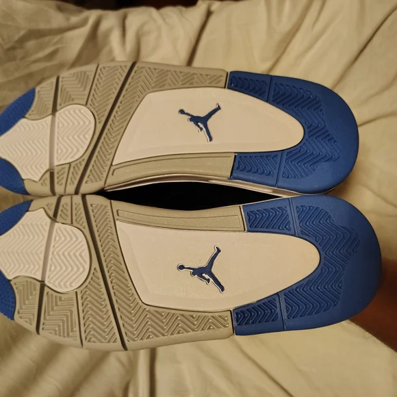 Jordan Black and Blue Athletic Sneakers with Strap Closure - Picture 5 of 5